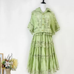Lacy Colar, Botton Down Luxury Gown. (Copy)